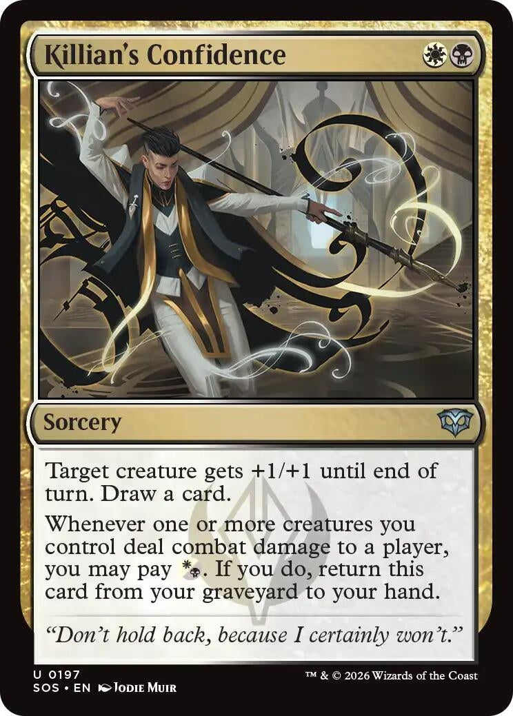 Image for Killian's Confidence (197) [Secrets of Strixhaven] - Magic: The Gathering