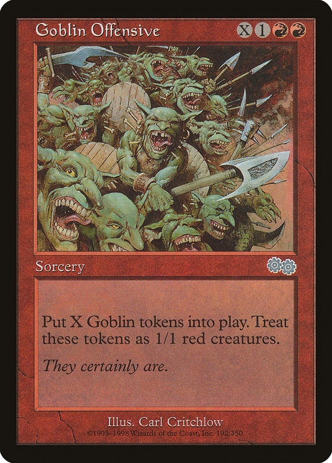 Image for Goblin Offensive (192) [Urza's Saga] - Magic: The Gathering