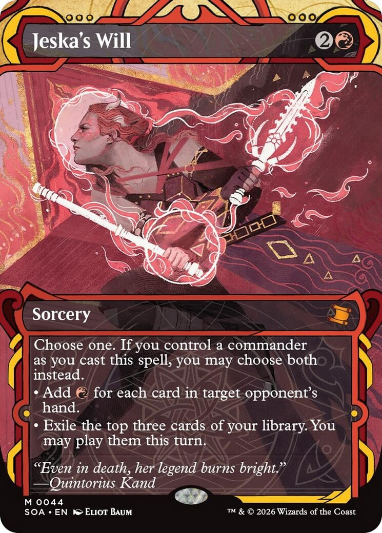 Image for Jeska's Will [Secrets of Strixhaven: Mystical Archive] - Magic: The Gathering