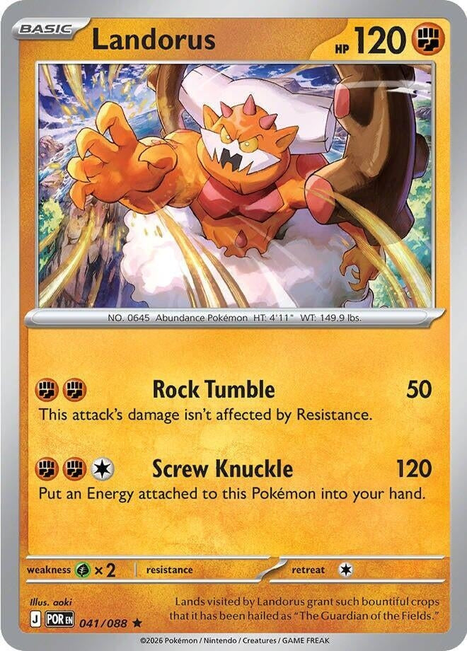 Image for Landorus - 041/088 (Non-Holo) (041/088) [Deck Exclusives] - Pokemon