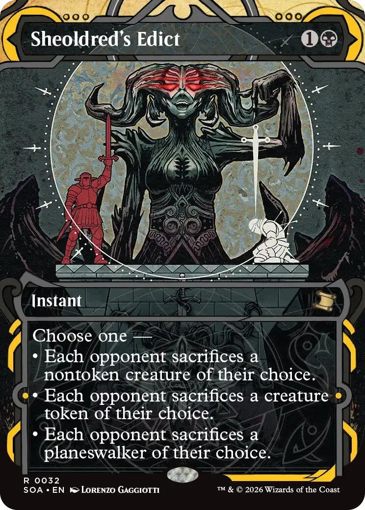 Image for Sheoldred's Edict (32) [Secrets of Strixhaven: Mystical Archive] - Magic: The Gathering