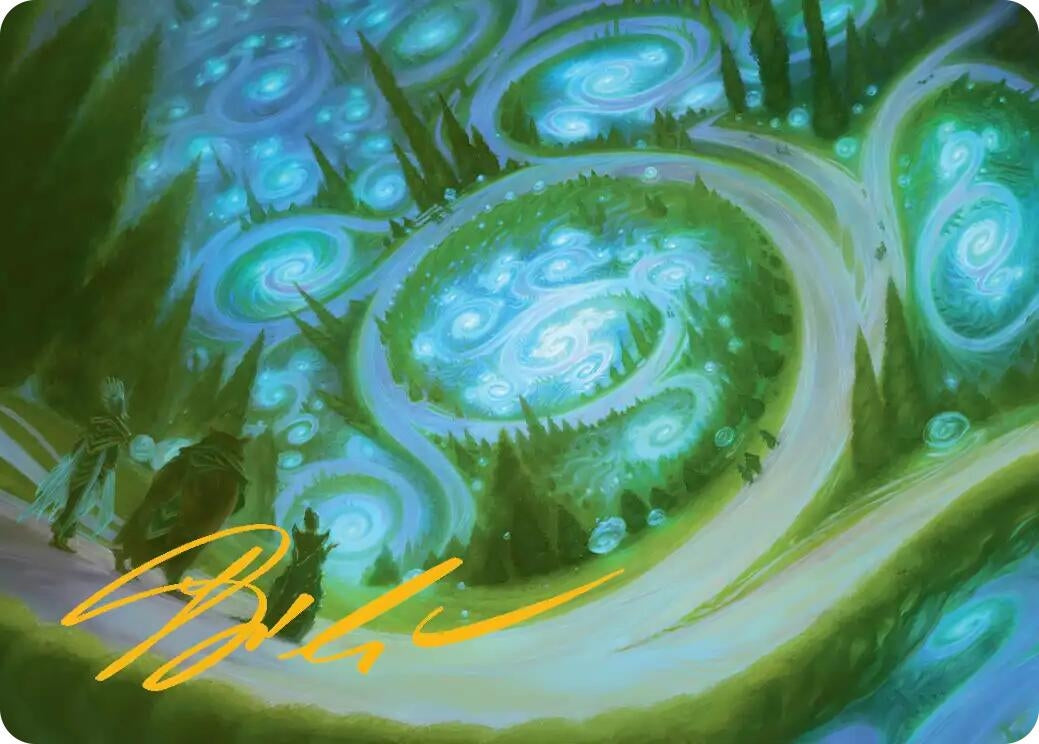 Mathemagics Art Card (Gold-Stamped Signature) (8) [Art Series: Secrets of Strixhaven]