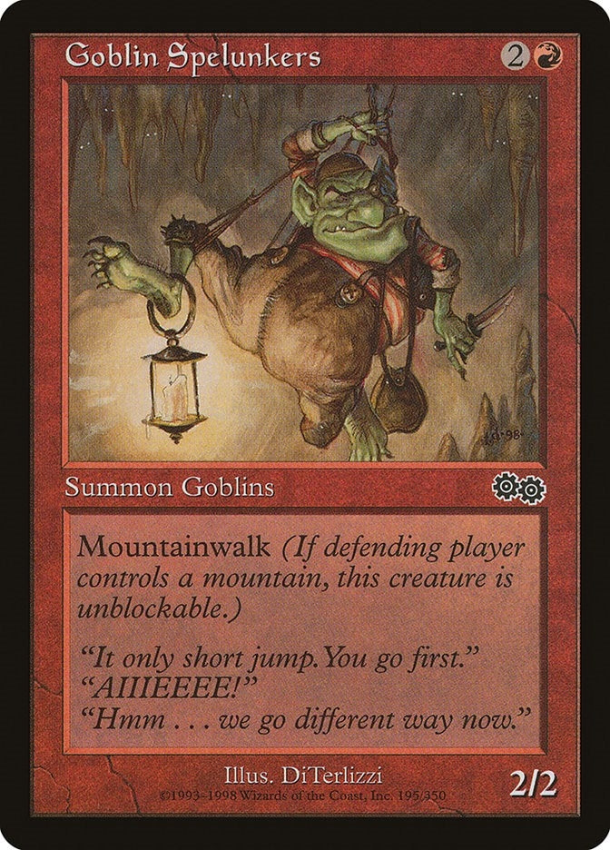 Image for Goblin Spelunkers (195) [Urza's Saga] - Magic: The Gathering