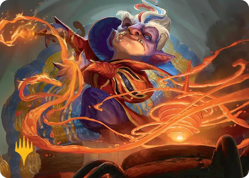 Image for Goblin Glasswright Art Card (Gold-Stamped Planeswalker Symbol) (13) [Secrets of Strixhaven] - Magic: The Gathering