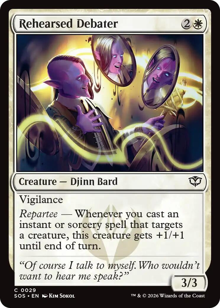Image for Rehearsed Debater (29) [Secrets of Strixhaven] - Magic: The Gathering