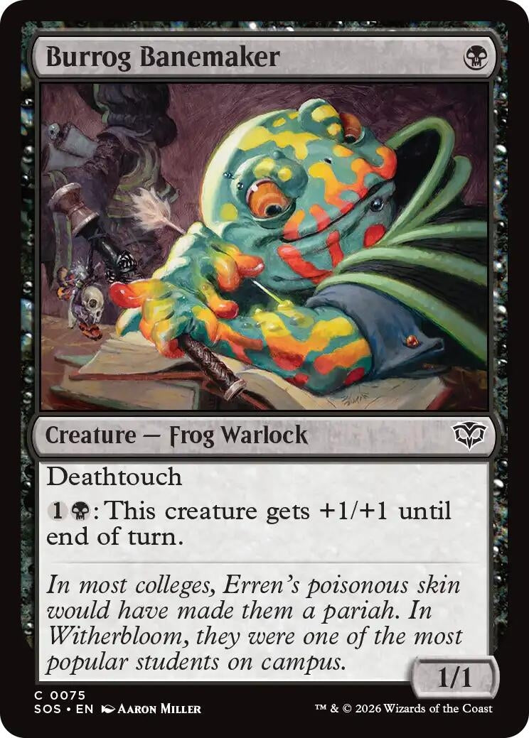 Image for Burrog Banemaker (75) [Secrets of Strixhaven] - Magic: The Gathering