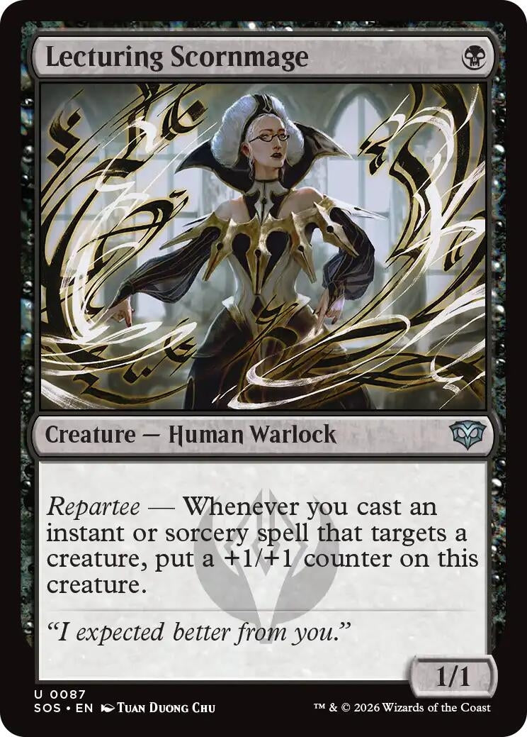 Image for Lecturing Scornmage (87) [Secrets of Strixhaven] - Magic: The Gathering
