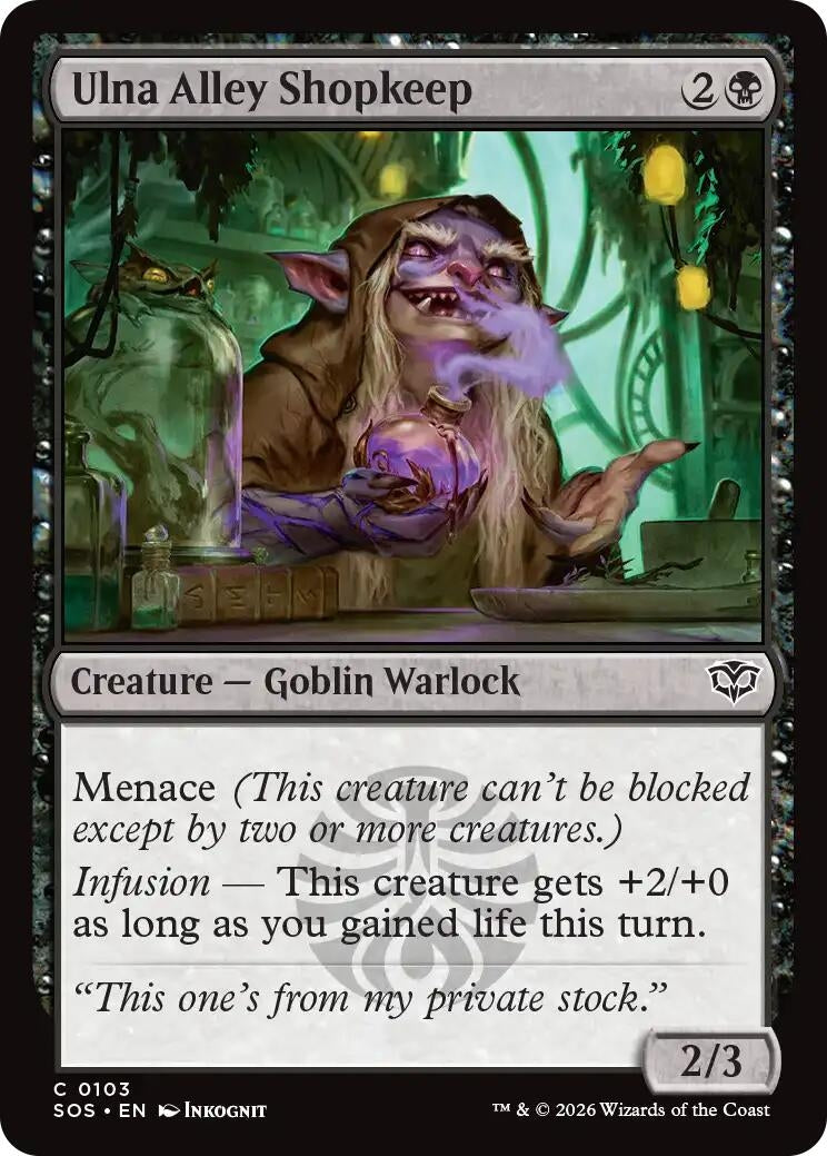 Image for Ulna Alley Shopkeep (103) [Secrets of Strixhaven] - Magic: The Gathering
