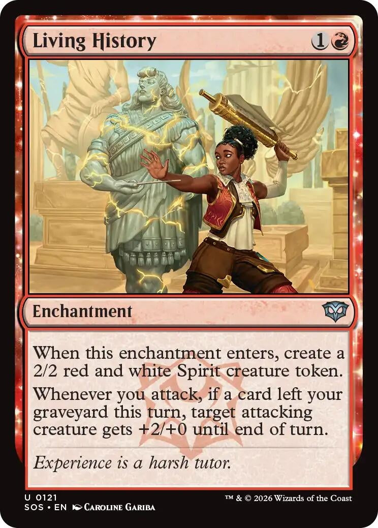 Image for Living History (121) [Secrets of Strixhaven] - Magic: The Gathering