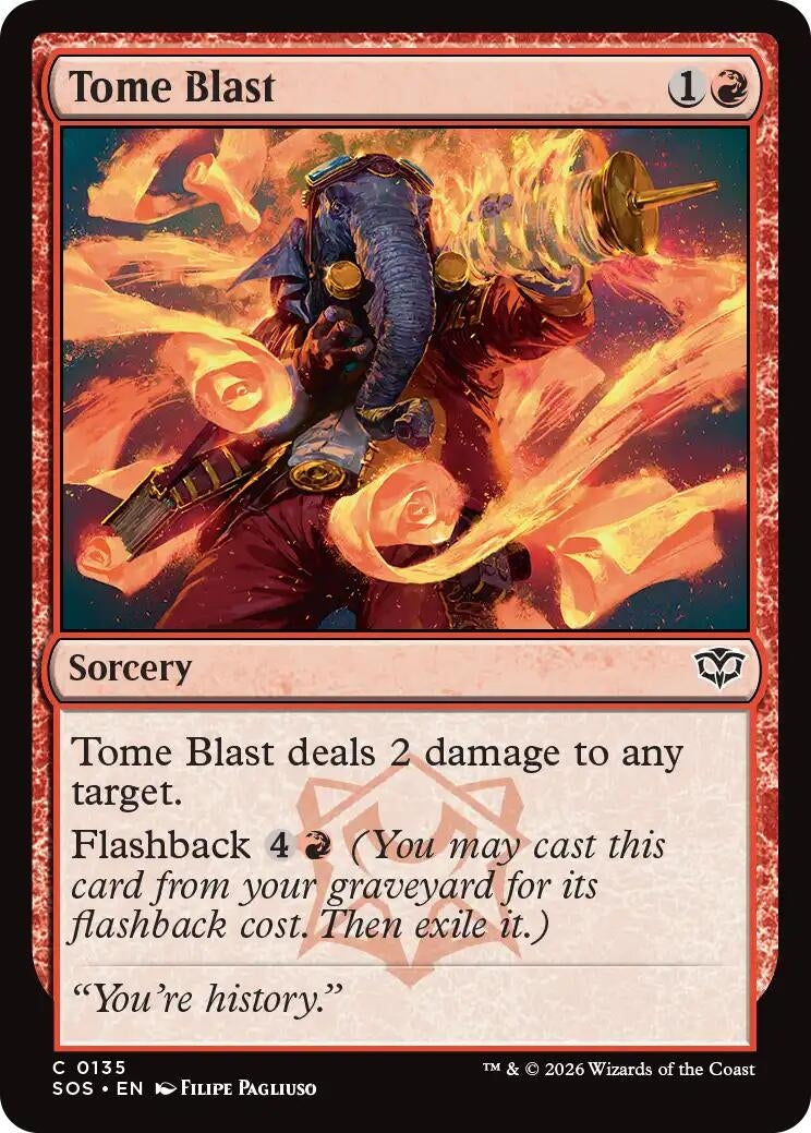 Image for Tome Blast (135) [Secrets of Strixhaven] - Magic: The Gathering