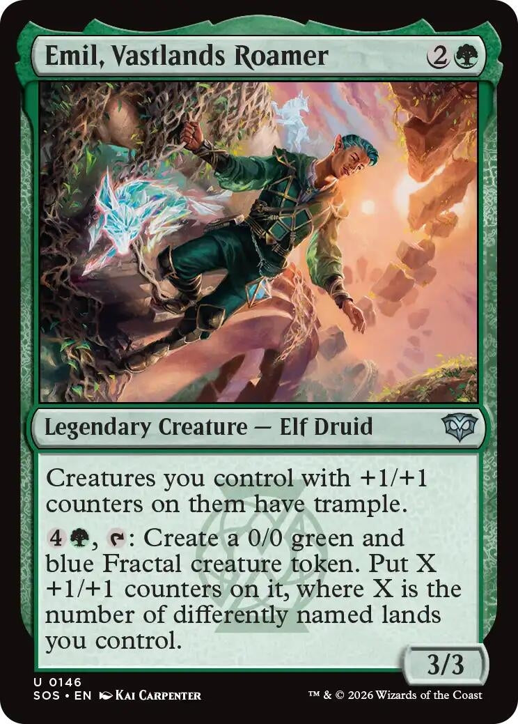 Image for Emil, Vastlands Roamer (146) [Secrets of Strixhaven] - Magic: The Gathering
