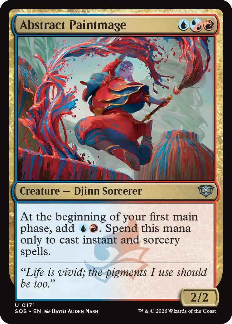 Image for Abstract Paintmage (171) [Secrets of Strixhaven] - Magic: The Gathering