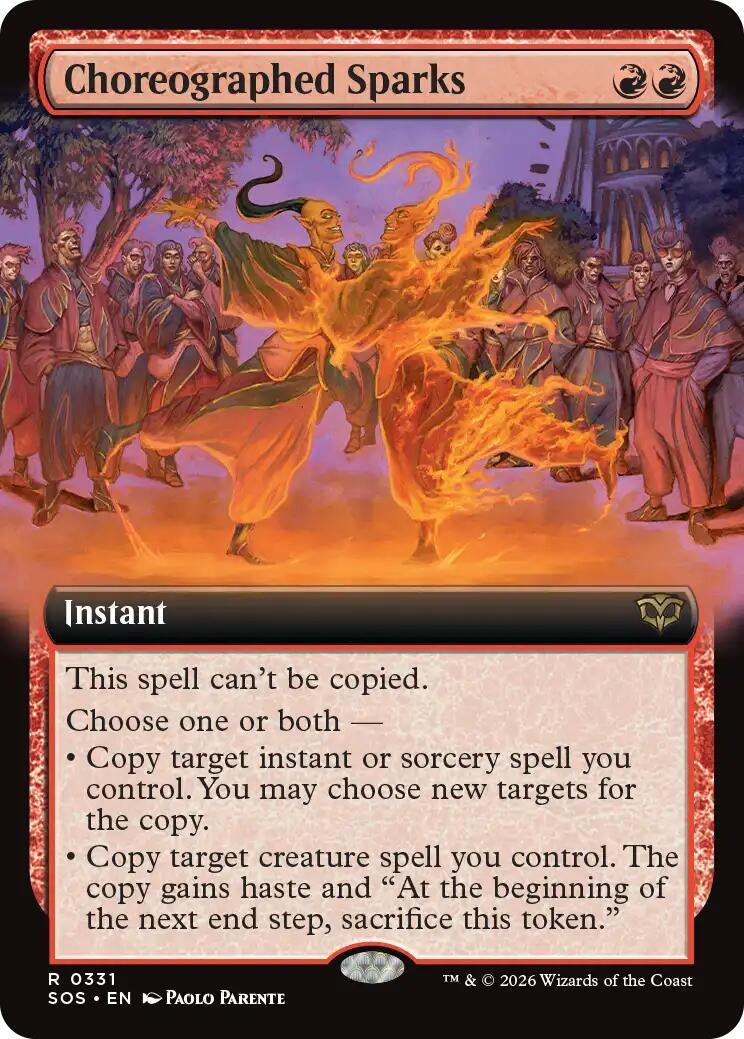 Image for Choreographed Sparks (Extended Art) (331) [Secrets of Strixhaven] - Magic: The Gathering