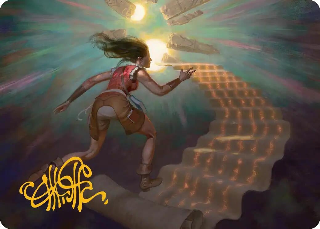 Image for Pursue the Past Art Card (Gold-Stamped Signature) (22) [Secrets of Strixhaven] - Magic: The Gathering
