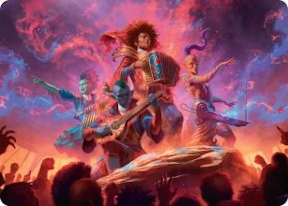 Zaffai and the Tempests Art Card (25) [Art Series: Secrets of Strixhaven]