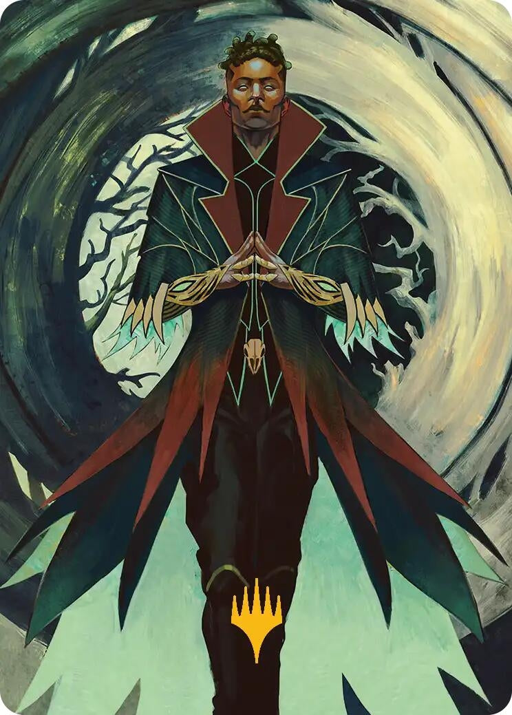 Image for Professor Dellian Fel Art Card (Gold-Stamped Planeswalker Symbol) (28) [Secrets of Strixhaven] - Magic: The Gathering