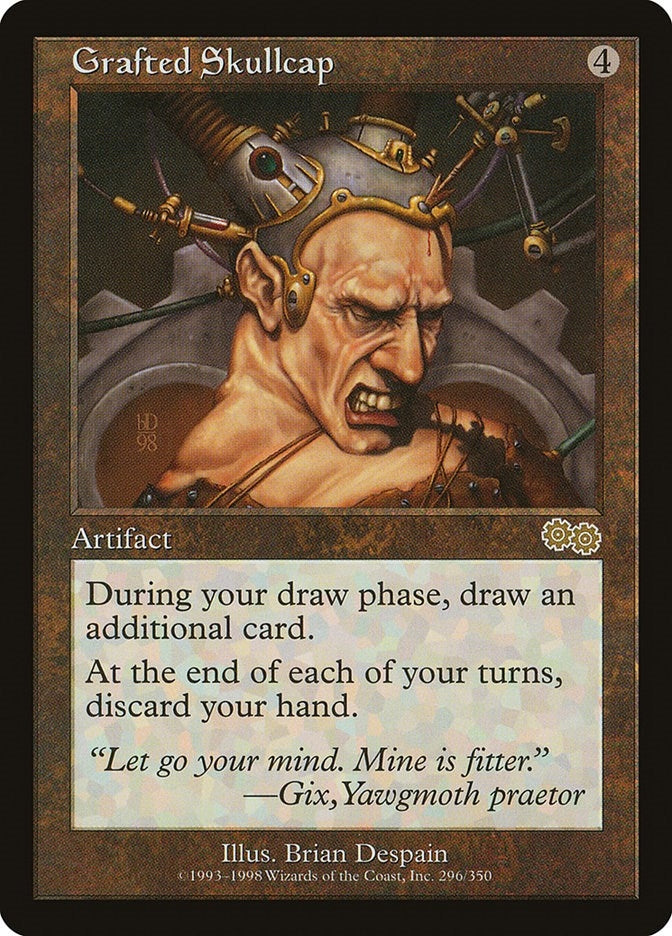 Image for Grafted Skullcap (296) [Urza's Saga] - Magic: The Gathering
