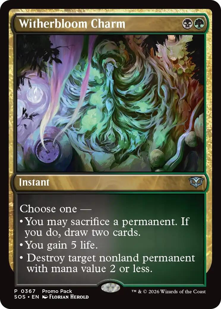 Image for Witherbloom Charm (367) [Secrets of Strixhaven] - Magic: The Gathering