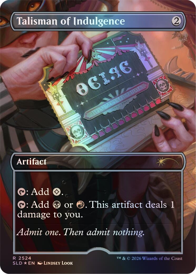 Image for Talisman of Indulgence (2524) [Secret Lair Drop Series] - Magic: The Gathering
