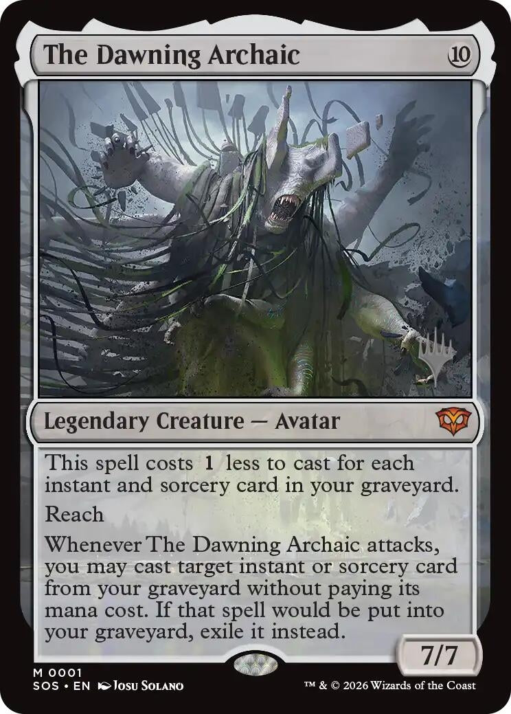 Image for The Dawning Archaic (1) [Secrets of Strixhaven] - Magic: The Gathering