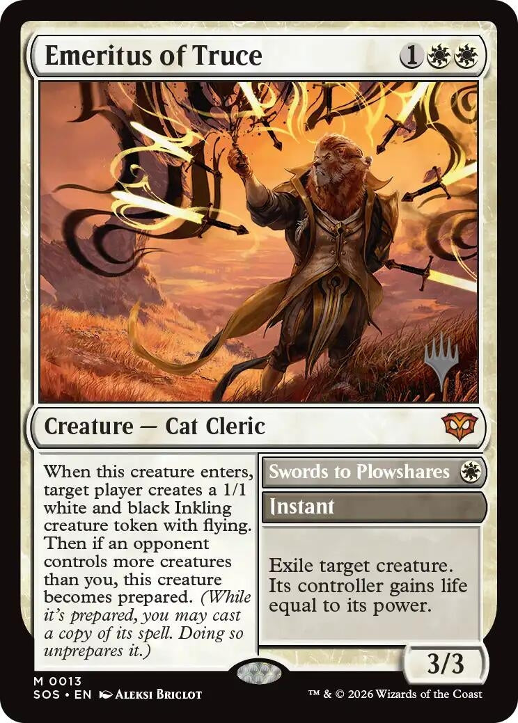 Image for Emeritus of Truce (13) [Secrets of Strixhaven] - Magic: The Gathering