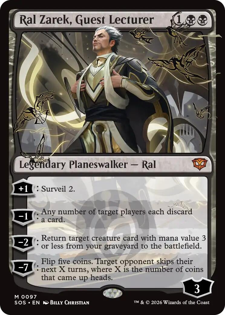 Image for Ral Zarek, Guest Lecturer (97) [Secrets of Strixhaven] - Magic: The Gathering
