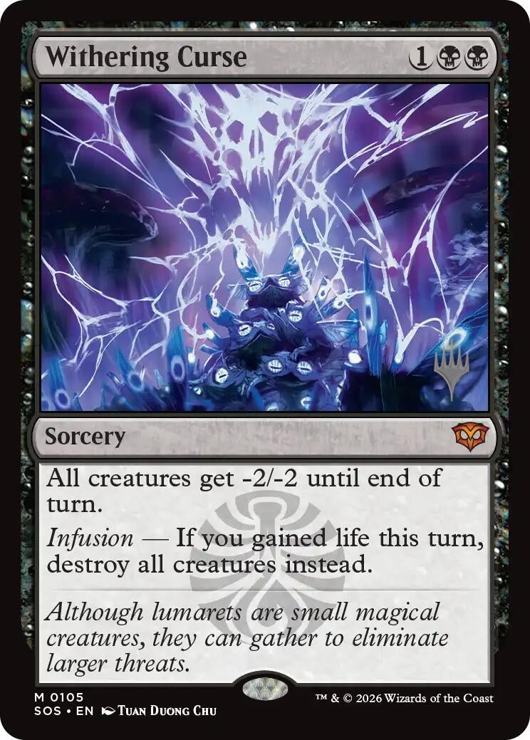 Withering Curse (105) [Promo Pack: Secrets of Strixhaven]