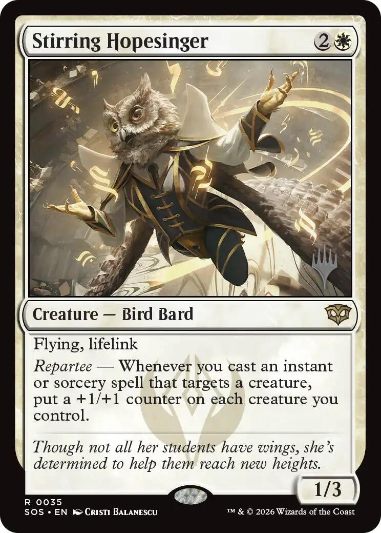 Image for Stirring Hopesinger (35) [Secrets of Strixhaven] - Magic: The Gathering