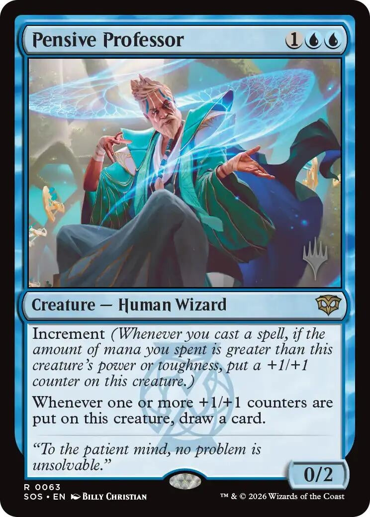 Image for Pensive Professor (63) [Secrets of Strixhaven] - Magic: The Gathering