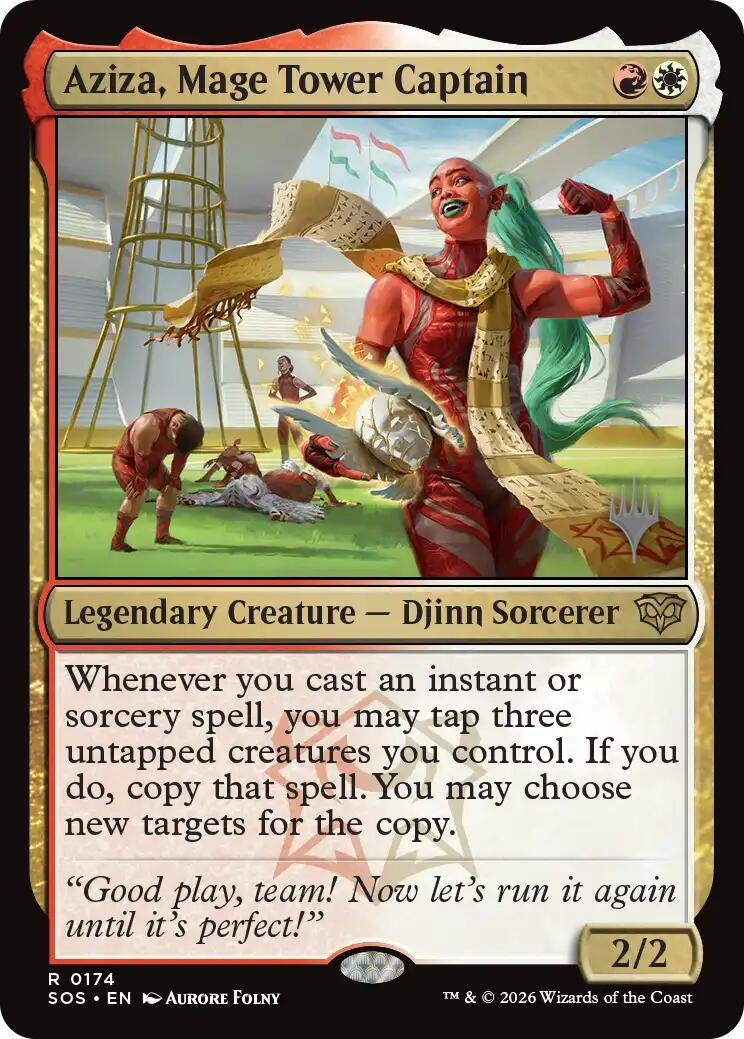 Image for Aziza, Mage Tower Captain (174) [Secrets of Strixhaven] - Magic: The Gathering