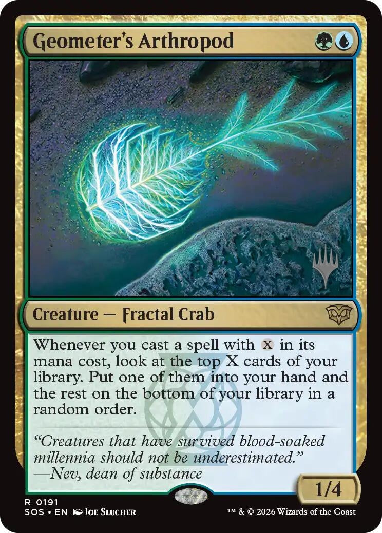 Image for Geometer's Arthropod (191) [Secrets of Strixhaven] - Magic: The Gathering