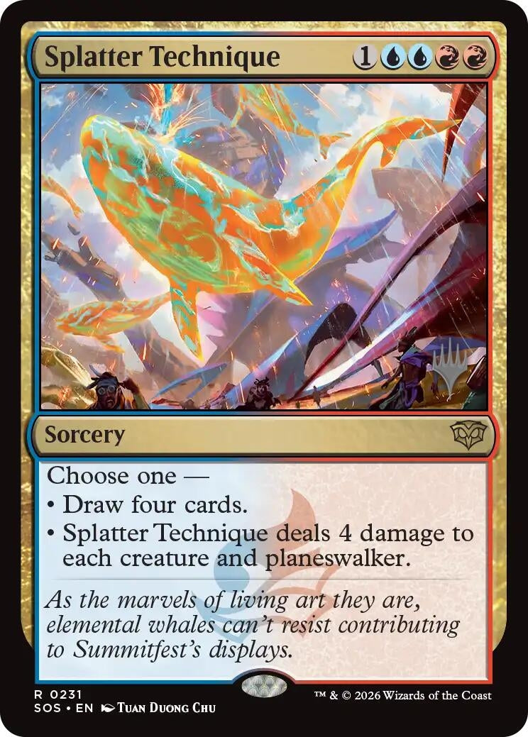 Splatter Technique (231) [Promo Pack: Secrets of Strixhaven]