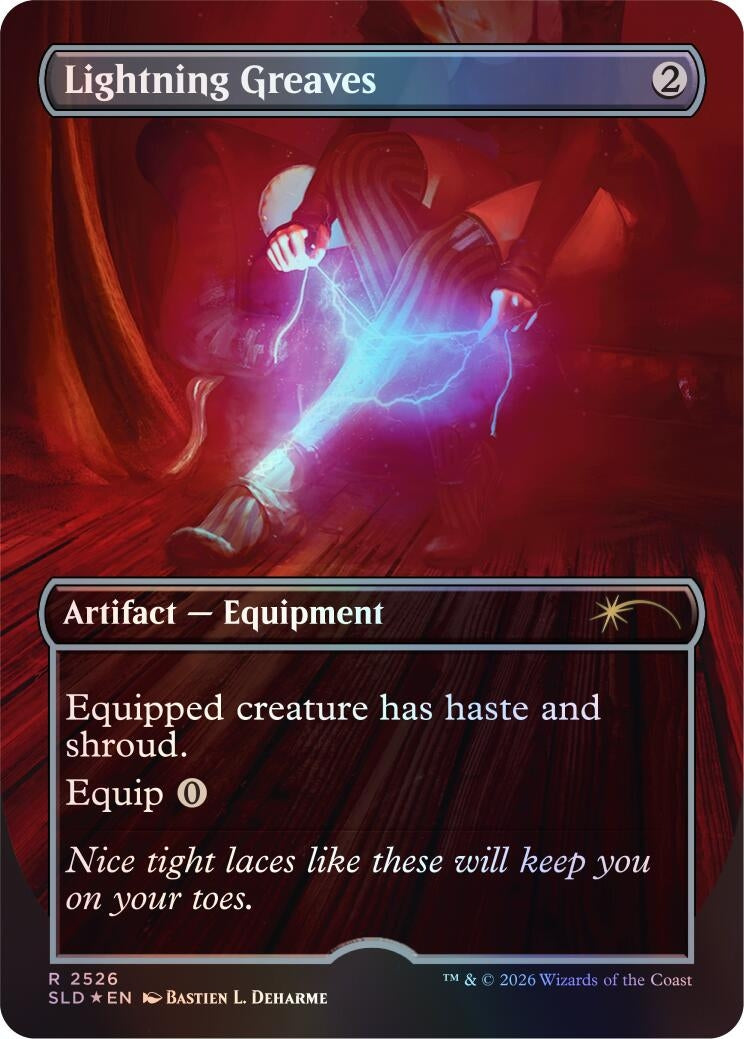 Image for Lightning Greaves (2526) (2526) [Secret Lair Drop Series] - Magic: The Gathering