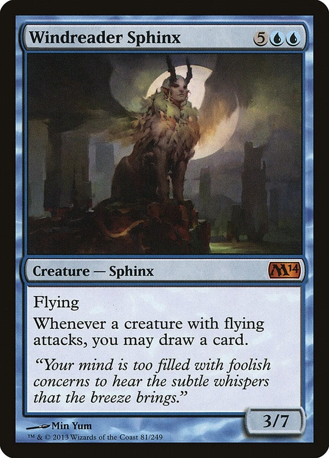 Image for Windreader Sphinx (81) [Magic 2014 (M14)] - Magic: The Gathering