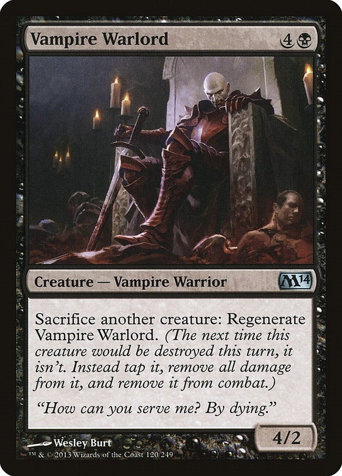 Image for Vampire Warlord (120) [Magic 2014 (M14)] - Magic: The Gathering
