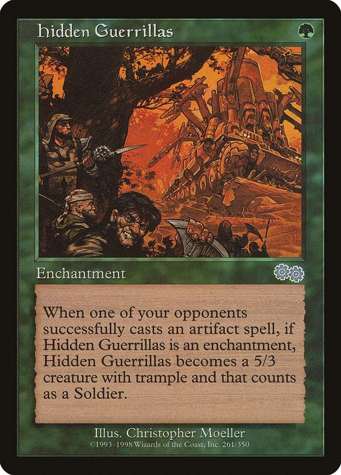 Image for Hidden Guerrillas (261) [Urza's Saga] - Magic: The Gathering