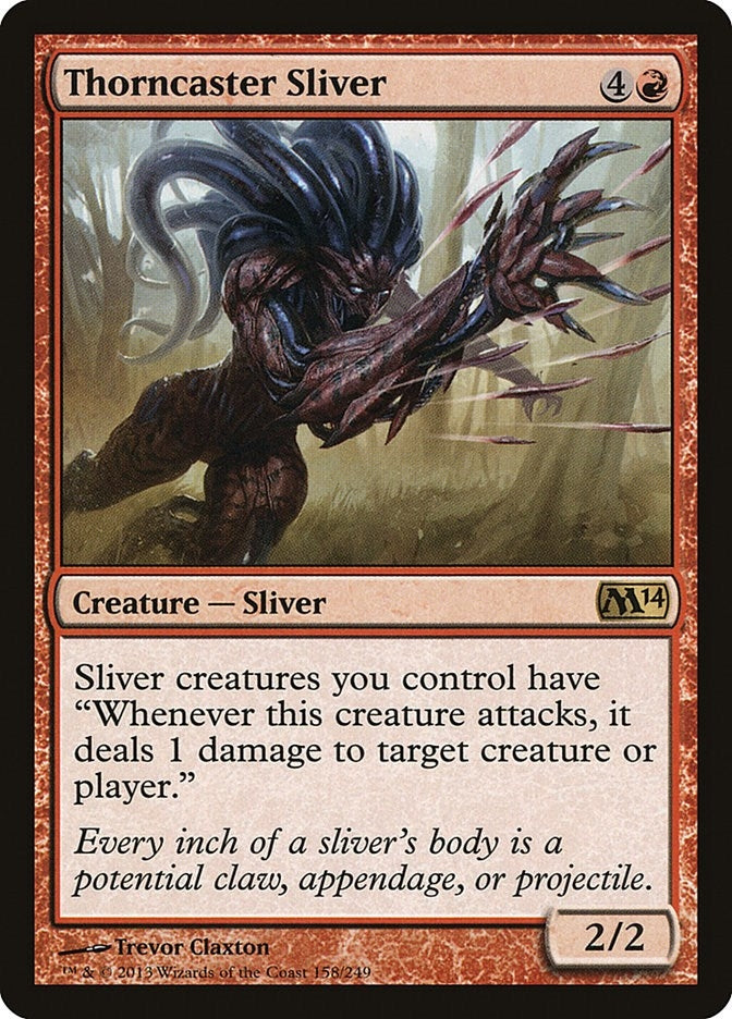 Image for Thorncaster Sliver (158) [Magic 2014 (M14)] - Magic: The Gathering