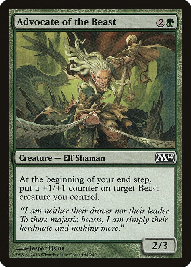 Image for Advocate of the Beast (164) [Magic 2014 (M14)] - Magic: The Gathering