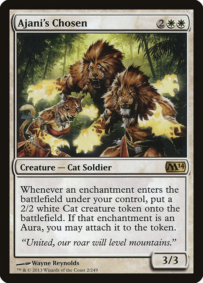 Image for Ajani's Chosen (2) [Magic 2014 (M14)] - Magic: The Gathering