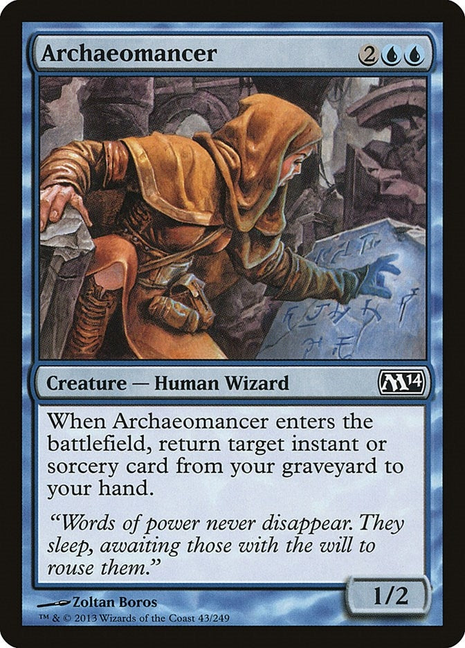 Image for Archaeomancer (43) [Magic 2014 (M14)] - Magic: The Gathering