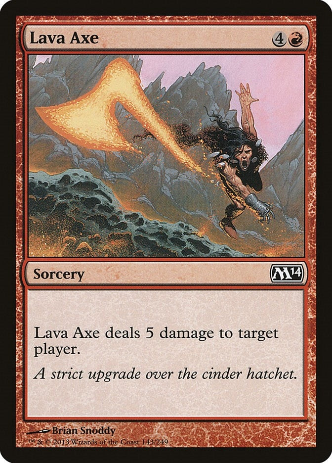 Image for Lava Axe (143) [Magic 2014 (M14)] - Magic: The Gathering