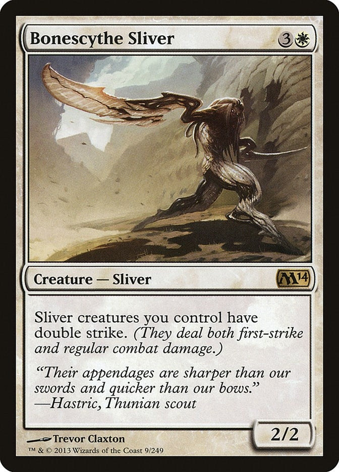 Image for Bonescythe Sliver (9) [Magic 2014 (M14)] - Magic: The Gathering