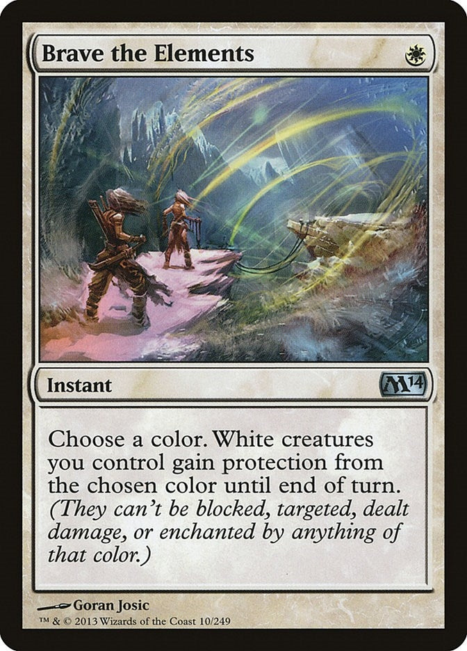 Image for Brave the Elements (10) [Magic 2014 (M14)] - Magic: The Gathering