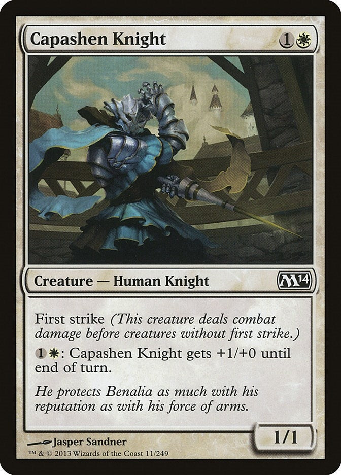 Image for Capashen Knight (11) [Magic 2014 (M14)] - Magic: The Gathering