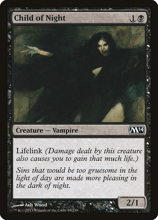 Image for Child of Night (89) [Magic 2014 (M14)] - Magic: The Gathering