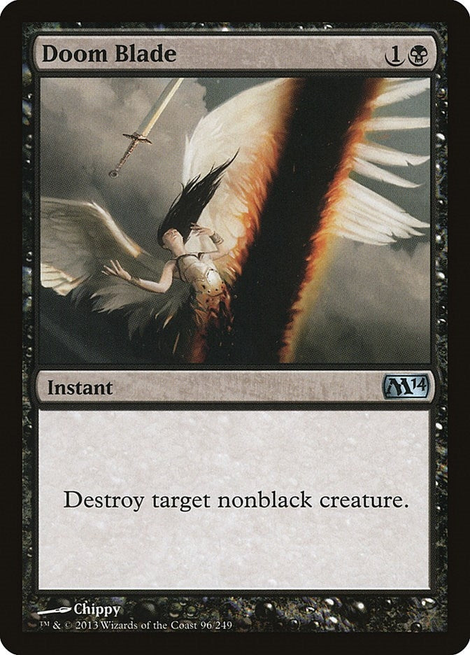Image for Doom Blade (96) [Magic 2014 (M14)] - Magic: The Gathering
