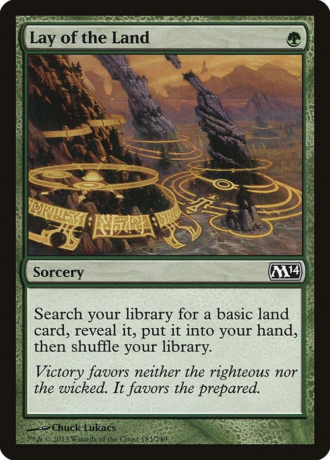 Image for Lay of the Land (183) [Magic 2014 (M14)] - Magic: The Gathering