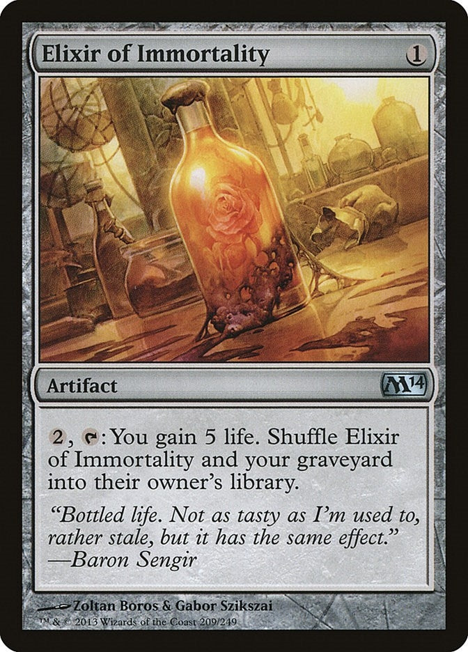 Image for Elixir of Immortality (209) [Magic 2014 (M14)] - Magic: The Gathering