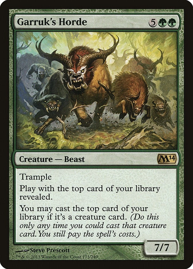 Image for Garruk's Horde (173) [Magic 2014 (M14)] - Magic: The Gathering