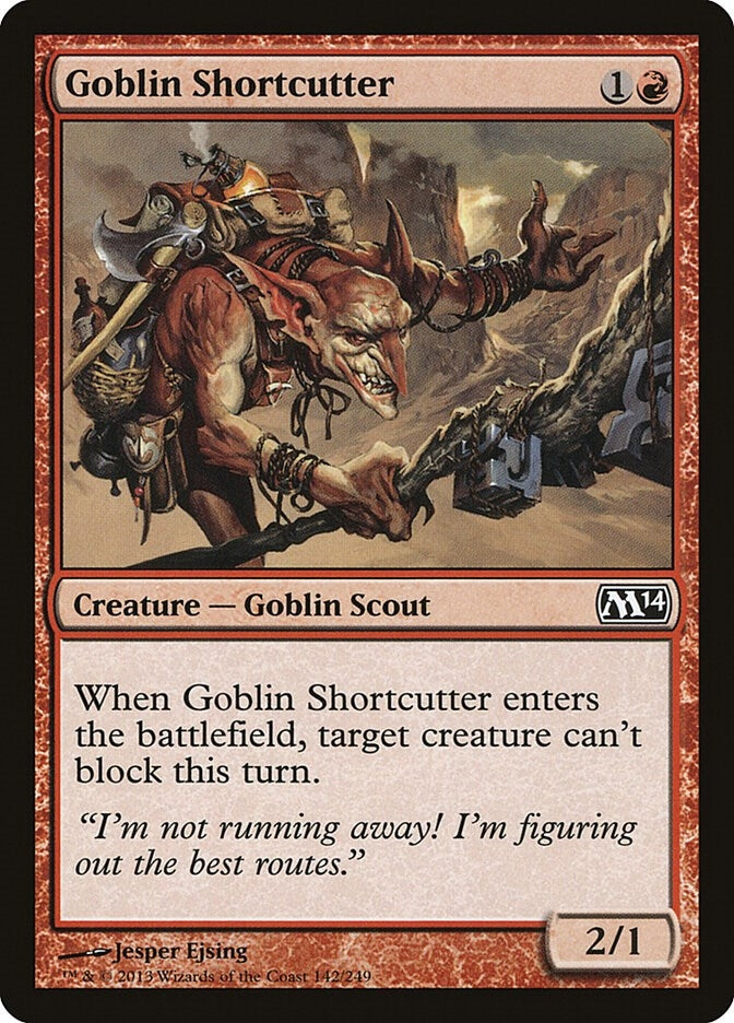 Image for Goblin Shortcutter (142) [Magic 2014 (M14)] - Magic: The Gathering